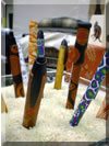 stick and click pens in rice